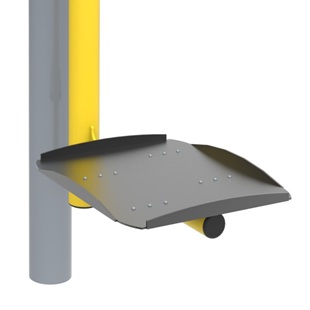 Nášlap z ocelového plechu