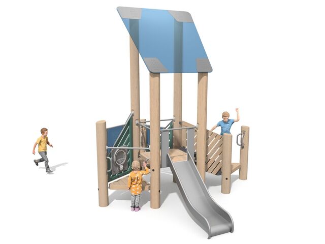 Herní sestava dřevo akát