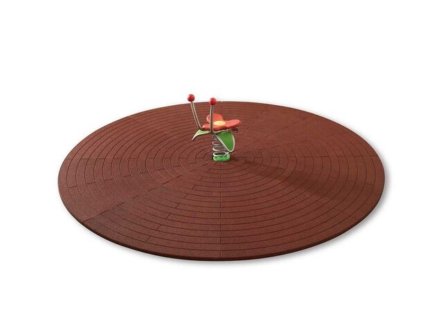 Pryžový bezpečnostní povrch Kruh Ø380cm