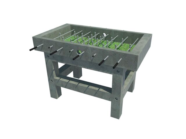 Venkovní betonový stůl pro stolní fotbal