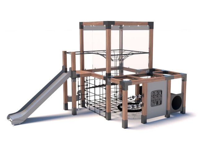 Herní sestava - Dřevěná kostka MAXI