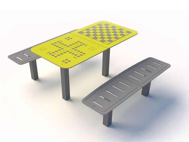 Stůl - Šachy + Člověče nezlob se