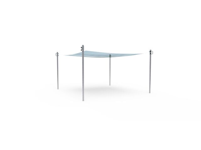 Stínící plachta na pískoviště