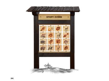 Tabulky poznání - Stopy zvěře ( M, L )