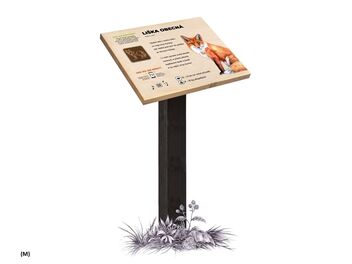 Naučná tabule - Frotážový pult ( M, L )