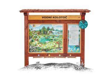 Naučná tabule - Vodní kolotoč