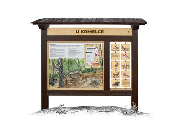 Naučná tabule - U krmelce