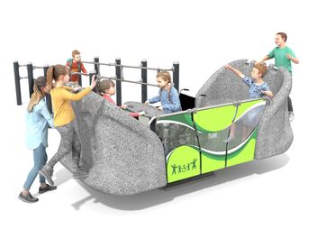 Velká houpačka inkluziv - recykling