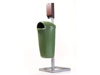 SET 4 - koš DINOVA, schránka na sáčky a tyč 150 cm