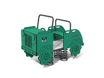 Pružinové houpadlo jeep - recykling