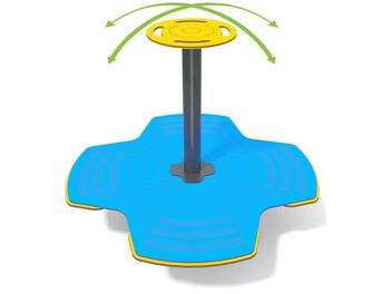 Pružinové houpadlo pro 4 stojící