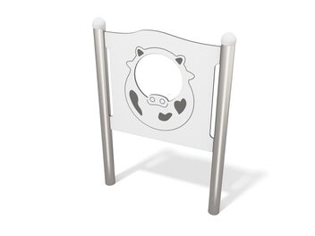 Edukační tabule kráva