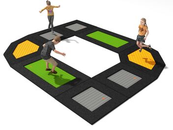 Trampolínová sestava