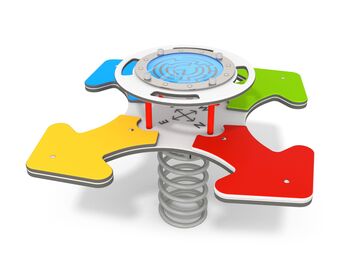 Pružinové čtyřhoupadlo kompas