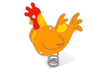 Pružinové houpadlo slepice