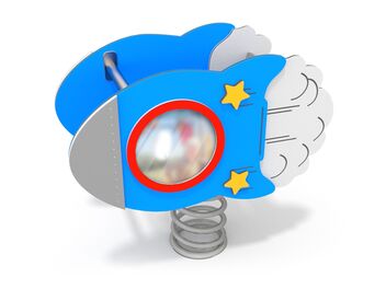 Pružinové houpadlo raketa