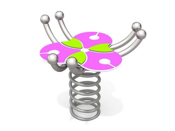 Pružinové houpadlo trojlístek