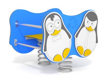 Pružinové dvojhoupadlo tučňáci