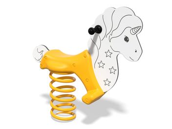 Pružinové houpadlo jednorožec