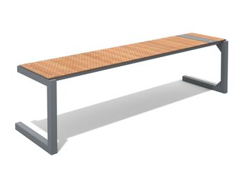 Lavička bez opěradla