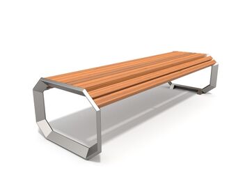 Lavička bez opěradla