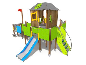 Domeček s pískovištěm