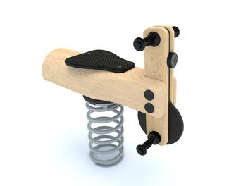 Pružinové houpadlo motorka dřevo akát