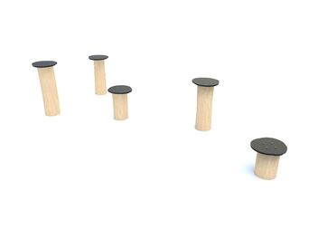 Stezka dovednosti dřevo akát