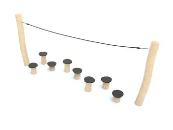 Stezka dovednosti dřevo akát