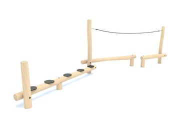 Stezka dovednosti dřevo akát