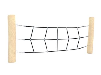 Lanová síť dřevo akát