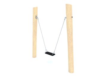 Řetězová houpačka klasik dřevo akát