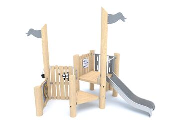 Herní sestava dřevo akát