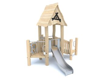 Herní sestava dřevo akát