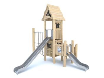 Herní sestava dřevo akát