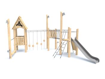 Herní sestava dřevo akát