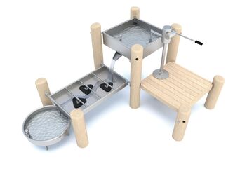 Hra s vodou nerez - akát