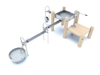 Hra s vodou nerez - akát