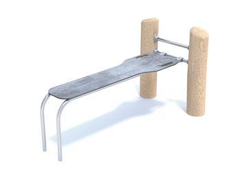 Rovná lavice dřevo akát