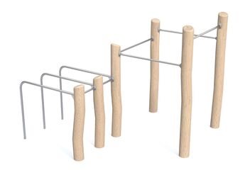 Workoutová sestava dřevo akát