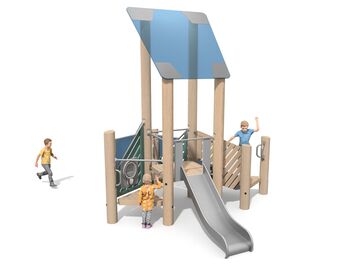 Herní sestava dřevo akát