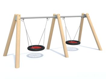 Řetězová dvojhoupačka dřevo akát