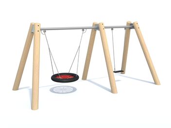 Řetězová dvojhoupačka dřevo akát