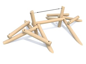 Stezka dovednosti dřevo akát