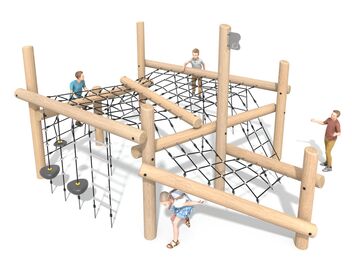 Šplhací sestava dřevo akát