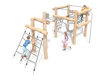 Šplhací sestava dřevo akát