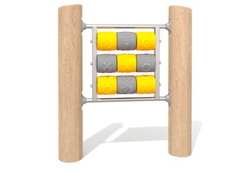 Edukační tabule piškvorky dřevo akát