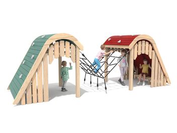 Dvojdomeček dřevo akát