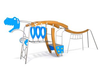 Lezecká a šplhací sestava dinosaurus