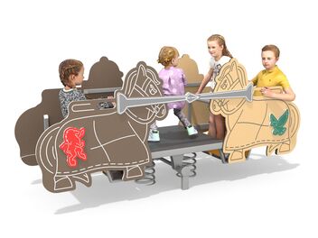 Pružinové houpadlo RYTÍŘSKÝ SOUBOJ